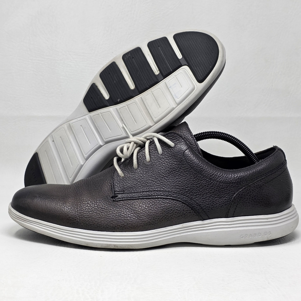 Cole Haan Grand Tour Oxford Java/Cobblestone Plain Toe Men’s Size 12 M Pre-owned